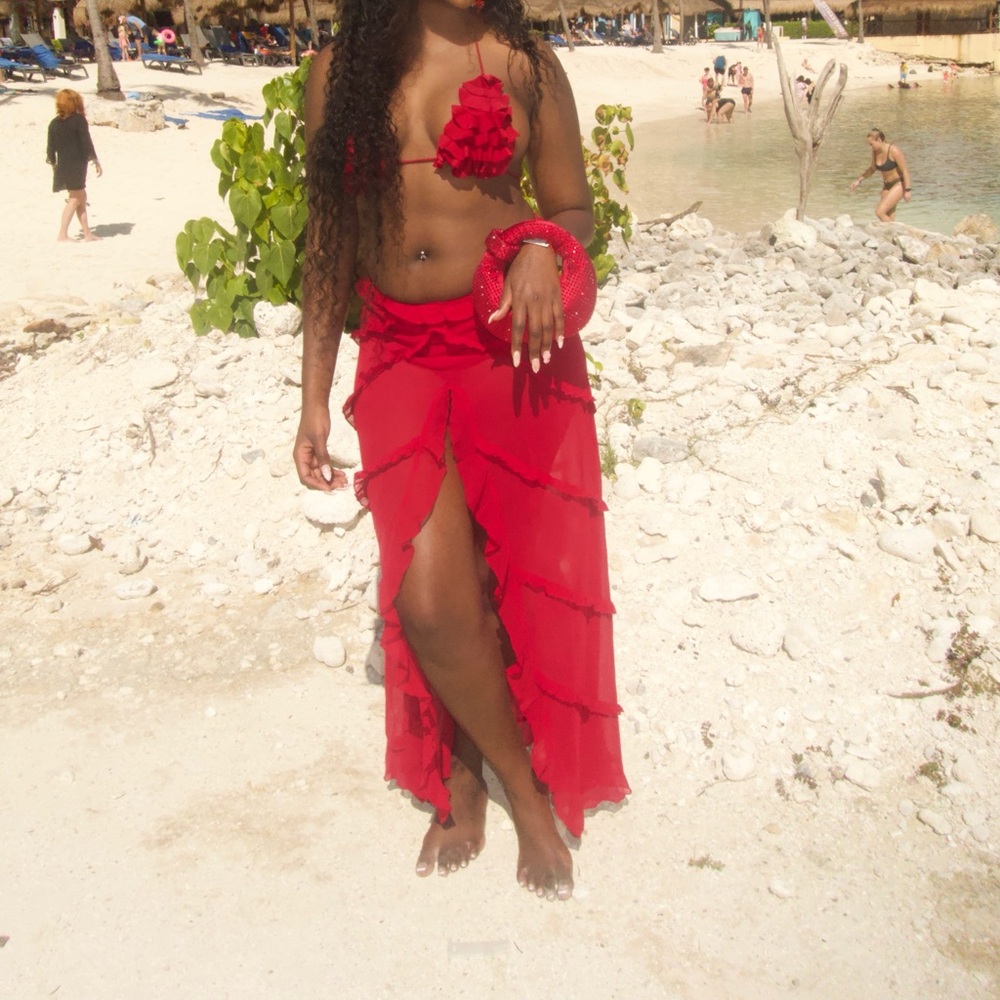 Red two piece set